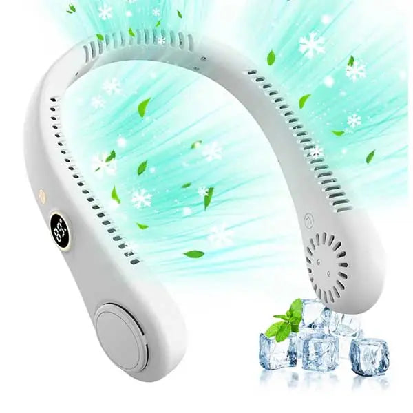 Portable Bladeless Hanging Rechargeable Neck Fan